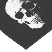 Halloween-Party Schwarz/Weiß hinzufügen Kurzer Tischläufer (Ecke)