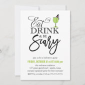 Halloween-Party "Sei Beängstigend" Einladung (Vorderseite)