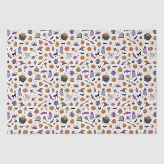 Halloween-Party Seidenpapier (Vorderseite)