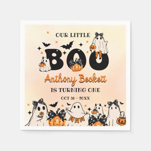 Halloween Party Serviette (Vorderseite)