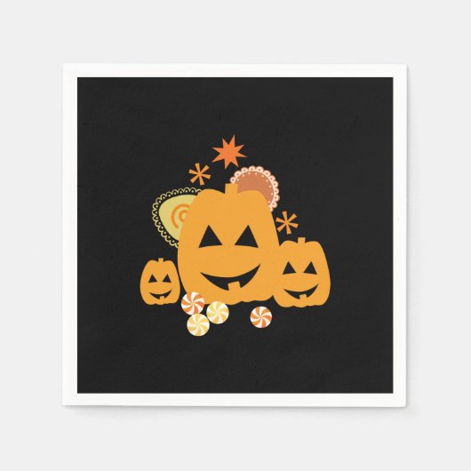 Halloween-Party Serviette (Vorderseite)
