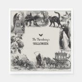 Halloween-Party Serviette (Vorderseite)
