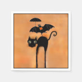 Halloween-Party Serviette (Vorderseite)