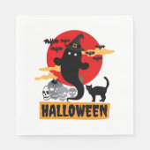 Halloween-Party Serviette (Vorderseite)