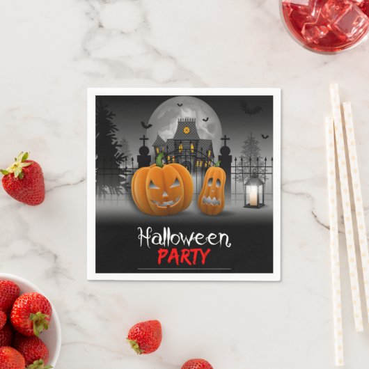 Halloween-Party Serviette (Beispiel)