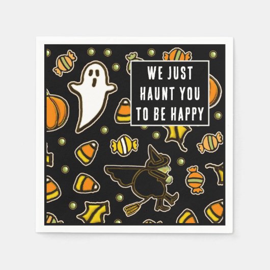 Halloween Party Serviette (Vorderseite)