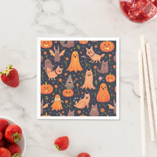 Halloween-Party Serviette (Beispiel)