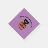 Halloween-Party-Servietten, Kürbiskuchen Serviette (Ecke)