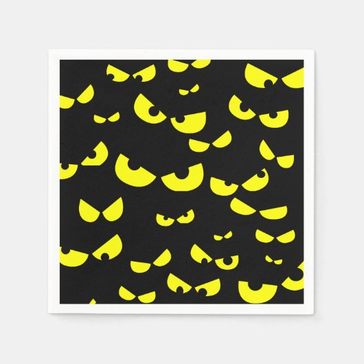 Halloween-Party-Servietten mit beängstigenden Mons Serviette (Vorderseite)