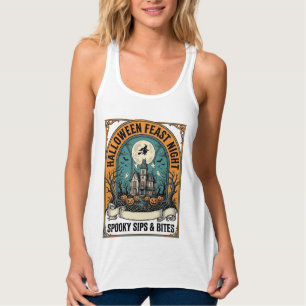 Halloween-Party-Shirt Grusel-Fest Geisterhaus_1 Tank Top