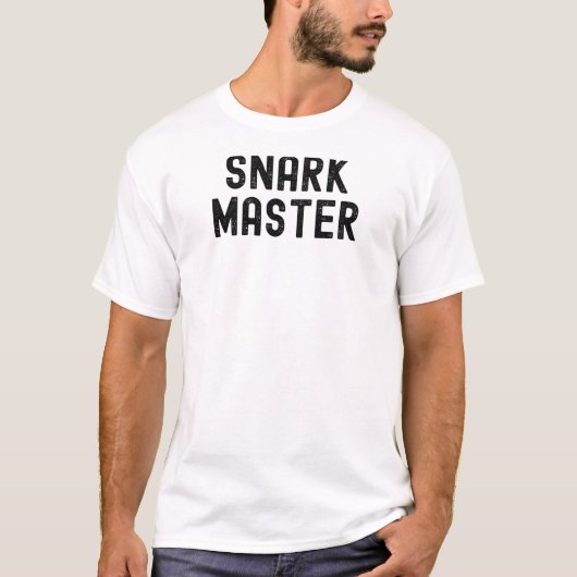 Halloween-Party Snark Master bemerkt lustig T-Shirt (Vorderseite)