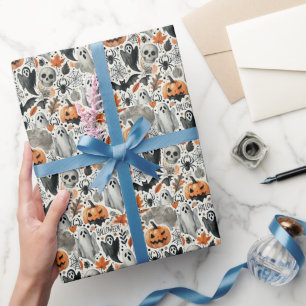Halloween-Party Special Gemütlich und ästhetisch Geschenkpapier