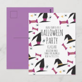Halloween-Party Spider Hexenhut Candy Postkarte (Vorne/Hinten)