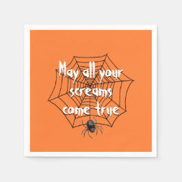 Halloween-Party Spider im Web Serviette