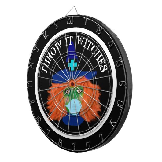 Halloween-Party-Spiel Dartscheibe (Vorderseite rechts)