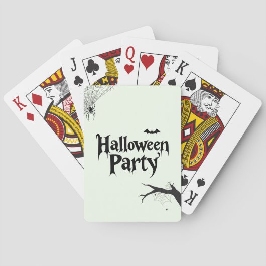 Halloween-Party Spielkarten (Rückseite)