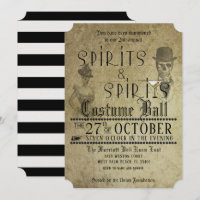 Halloween-Party Spirits Kostümball Einladung