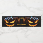 Halloween-Party Spookkin Pumpkin Wasser Flasche Et Wasserflaschenetikett (Einzelnes Label)