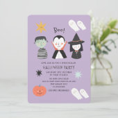 Halloween Party Spooktacular Boo Invitation Einladung (Stehend Vorderseite)