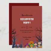 Halloween-Party Spooktacular Geist Einladung (Vorne/Hinten)