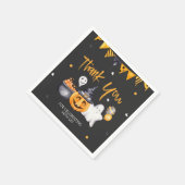 Halloween-Party Spooky Feier Geburtstag Serviette (Ecke)