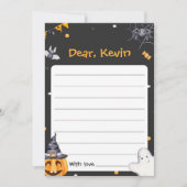 Halloween-Party Spooky Geburtstagszeit Kapselkarte Einladung (Vorderseite)