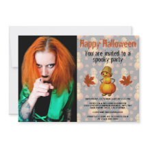 Halloween-Party Spooky Pumpkin Mann mit Korbhut