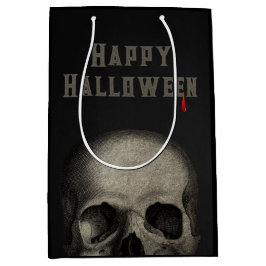 Halloween-Party Spooky Skull Mittlere Geschenktüte