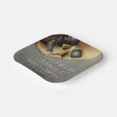 Halloween-Party Spooky Skull Square Papier Teller (Gewinkelt)