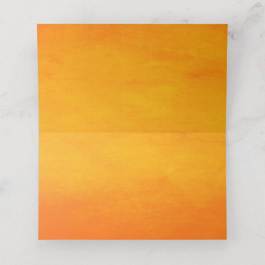 Halloween-Party Spooky White Ghost Name Platzkarte (Innenseite Aufgefaltet)