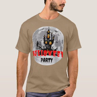Halloween-Party Spuk Haus glücklich Halloween Löff T-Shirt