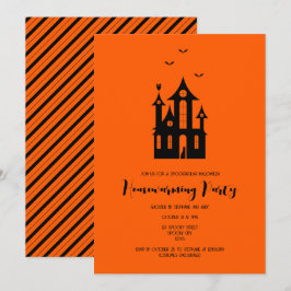 Halloween Party Spuk House Modernes Einladung