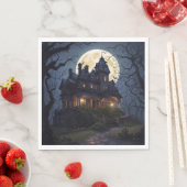 Halloween-Party Spuk Mansion Serviette (Beispiel)