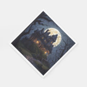 Halloween-Party Spuk Mansion Serviette (Ecke)