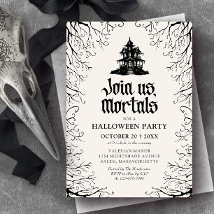 Halloween-Party Spukhaus Einladung