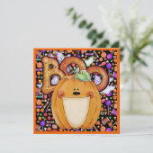 HALLOWEEN-PARTY - SRF EINLADUNG (Stehend Vorderseite)