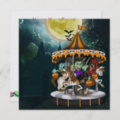 HALLOWEEN-PARTY - SRF EINLADUNG (Vorne/Hinten)