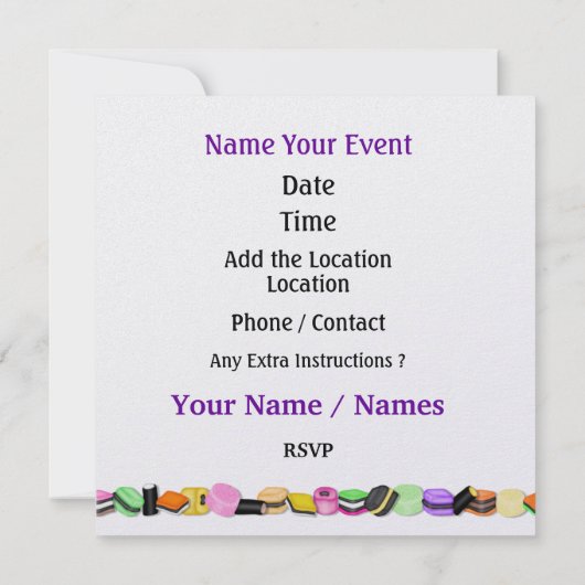 HALLOWEEN-PARTY - SRF EINLADUNG (Rückseite)