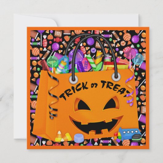 HALLOWEEN-PARTY - SRF EINLADUNG (Vorderseite)