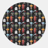 Halloween-Party Stickers (Vorderseite)