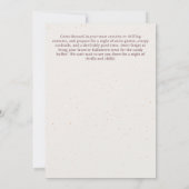 Halloween-Party Sugar Skull Wreath Einladung (Rückseite)