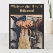Halloween Party Supplier Geschenkkarte JOL Karte (Vorderseite)