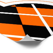 Halloween-Party-Süßigkeiten Bar greifen und Laufze Poster (Ecke)