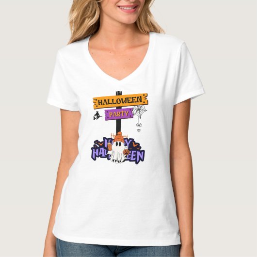 Halloween Party T-Shirt (Vorderseite)