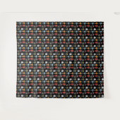 Halloween-Party Tapestry Wandteppich (Vorderseite (Horizontal))