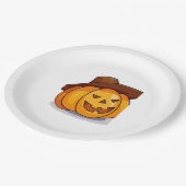 Halloween-Party-Teller Pappteller (Schrägansicht)