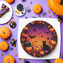 Halloween-Party-Teller: Spookes und festes Design