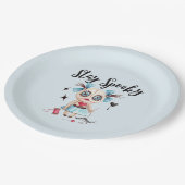 Halloween-Party Teller Spooky Voodoo Puppentönung (Schrägansicht)