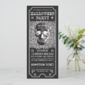 Halloween-Party Ticket Einladungen Psychedelic (Stehend Vorderseite)