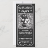 Halloween-Party Ticket Einladungen Psychedelic (Vorderseite)